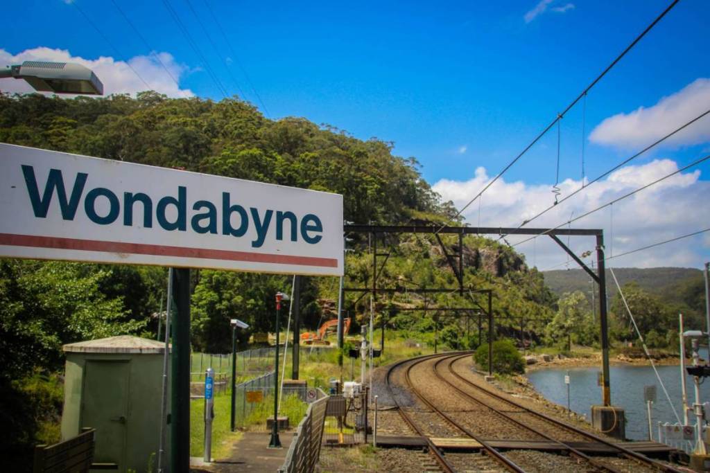 Wondabyne station near the wondabyne to Patonga walk near sydney,