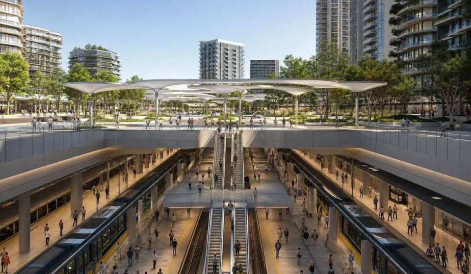 Inside the $780m Sydney Olympic Park Metro station: A huge public plaza, four platforms and a clever new design to end the post-concert train dash