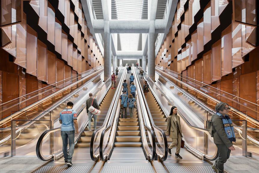 sydney olympic park metro station
