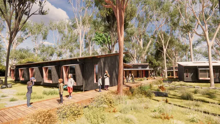 Cabins at Y Camp Yarramundi in Western Sydney's blue mountains