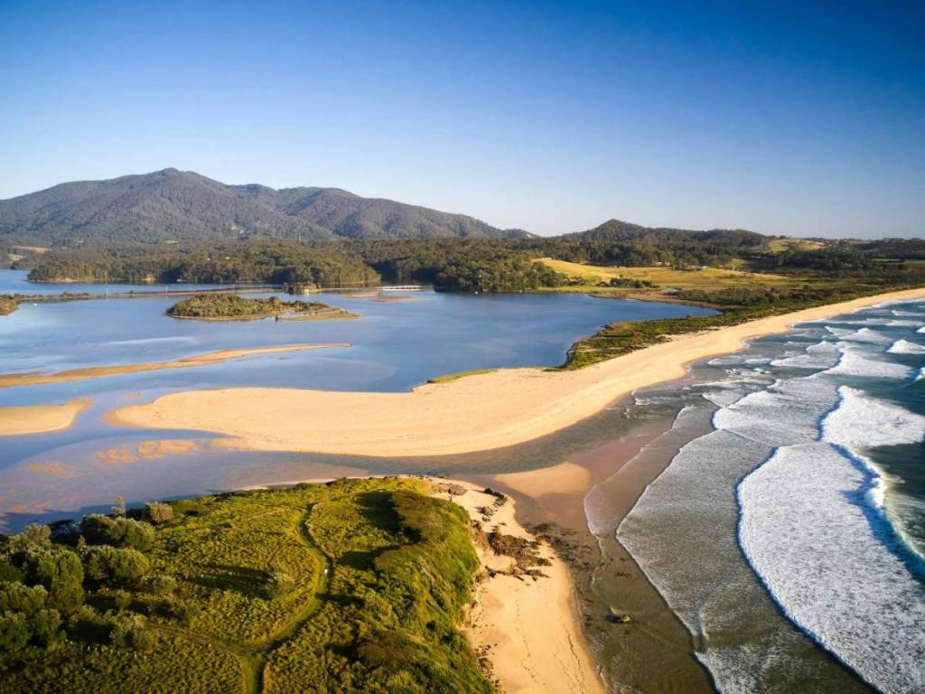walaga beach in central tilba south coast