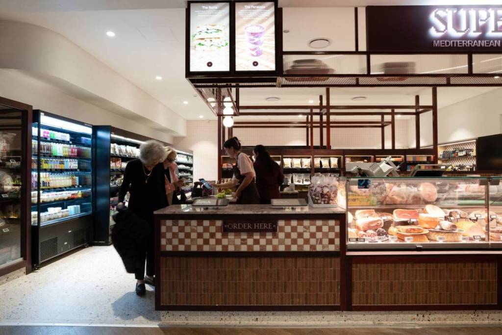 Mediterranean inspired grocer, super mercato in double day, sydney