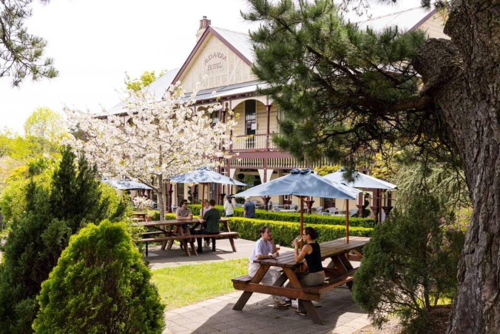 the alexandra hotel in blue mountains near Leura station