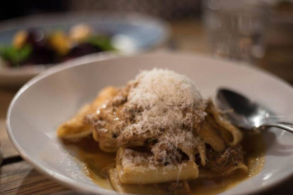 pasta dish at Martha's in northbridge, Sydney