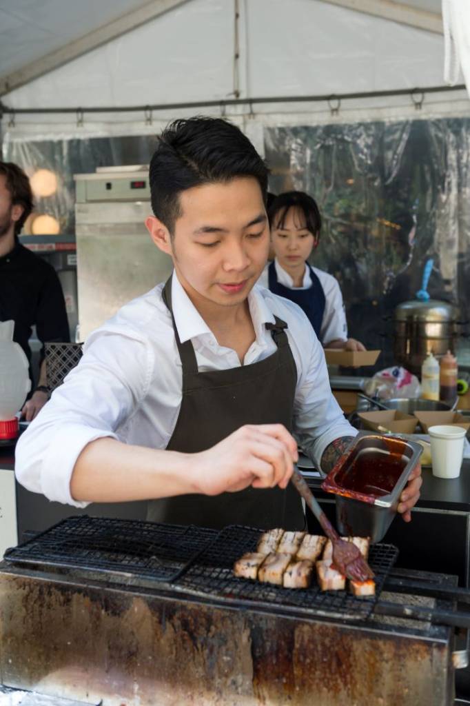 food stalls at the great graze in barangaroo, sydney