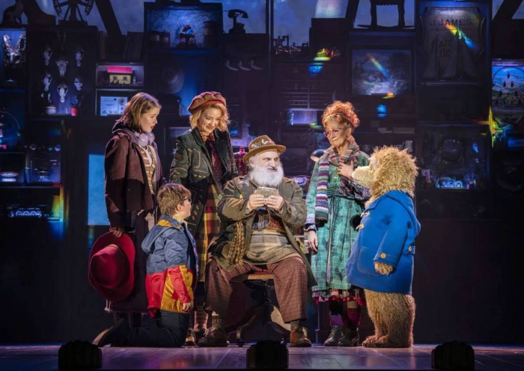 paddington bear in paddington the musical in sydney