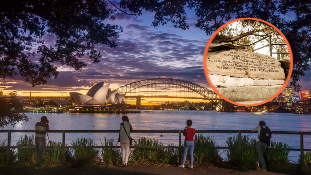 In 1810, a Sydney governor had this sandstone ledge hand-carved for his wife — 216 years later, it offers one of Australia’s most famous free views