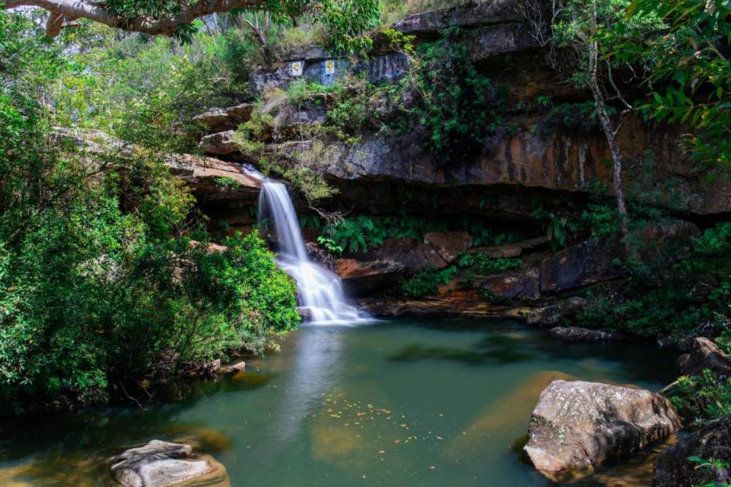 upper gledhill falls in Ku-ring-gai Chase National Park near Sydney