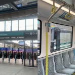 Inside the new Sydney Southwest Metro driverless train