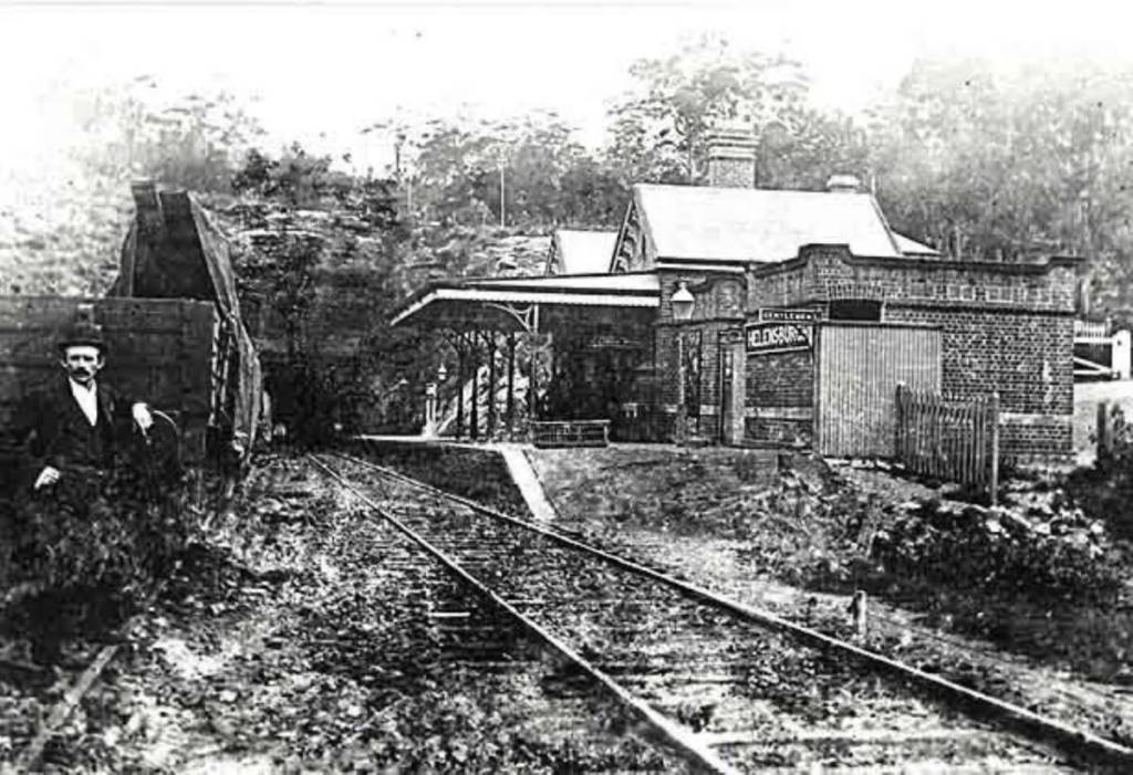 old picture of the helensburgh metropolitan tunnel train station in Sydney, NSW