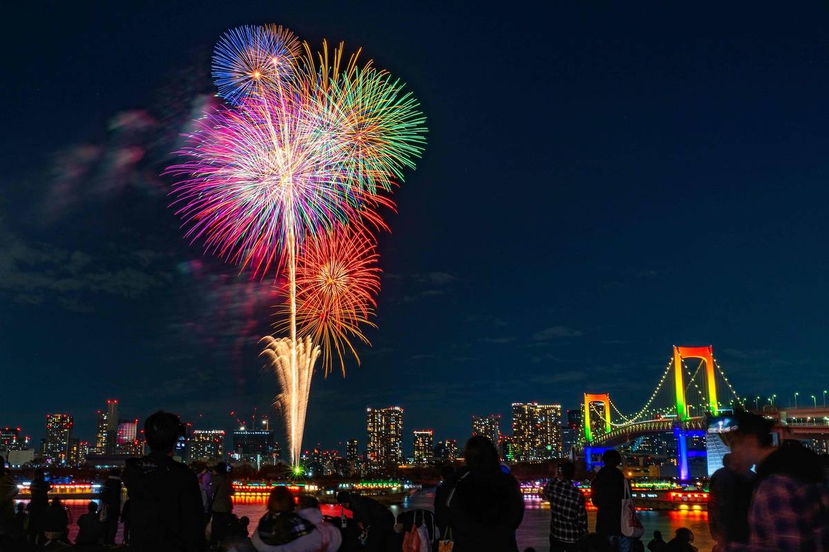 お台場レインボー花火