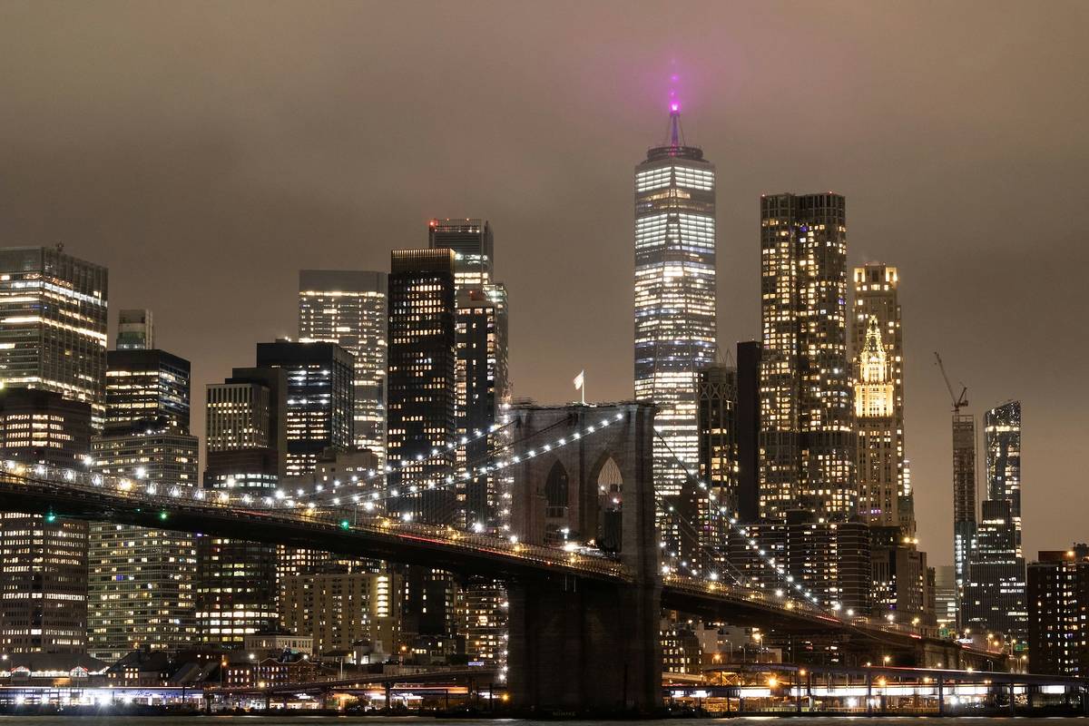 NY at night