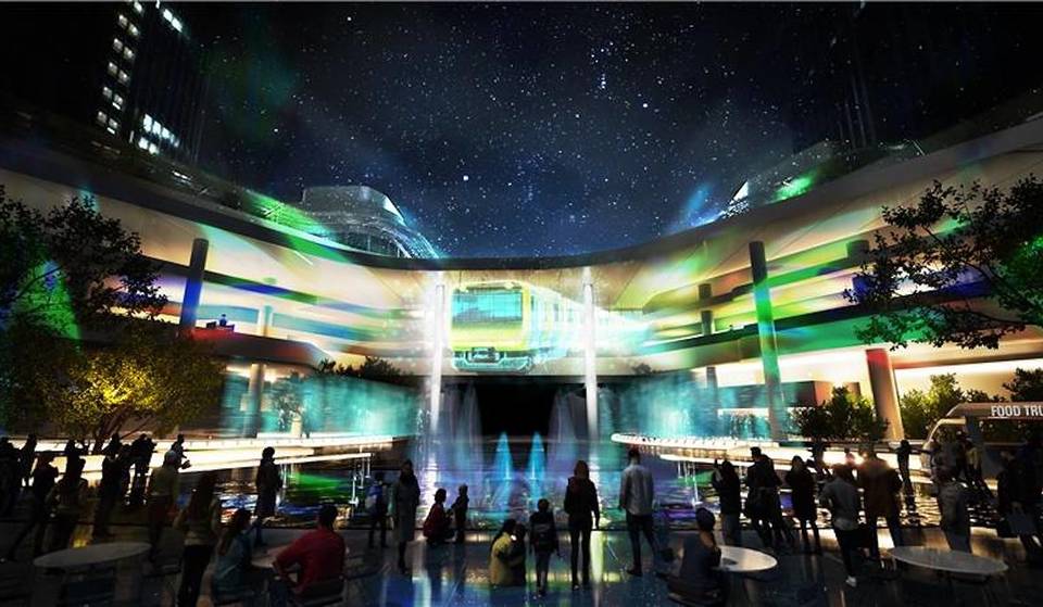 プロジェクションマッピング「TAKANAWA LIGHT JOURNEY」が高輪ゲートウェイ駅前で開催！