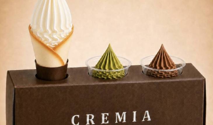 無料で「クレミア」3種を食べ比べ！3日間限定「ソフトクリームの歴史展」が開催