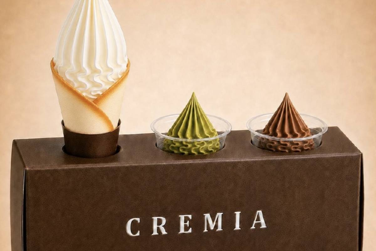 無料で「クレミア」3種を食べ比べ！3日間限定「ソフトクリームの歴史展