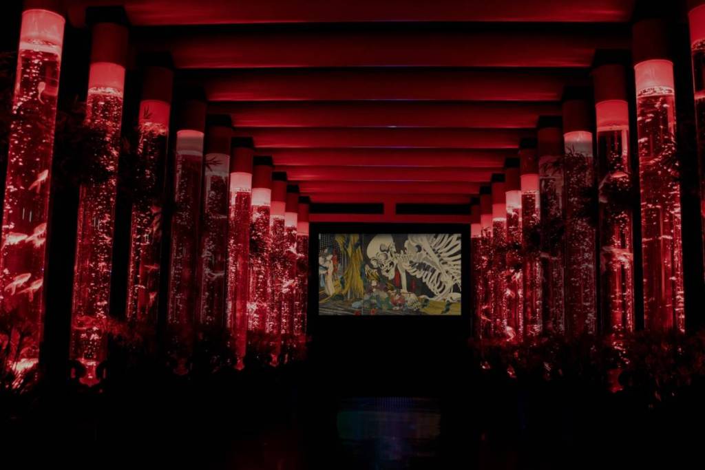 16時から雰囲気が一変、金魚と「浮世絵の妖怪」が共演する夏の特別展示が開催中