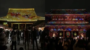 Senso-ji Temple Projection Mapping: Footage from “Asakusa Culture & Lights 2026”