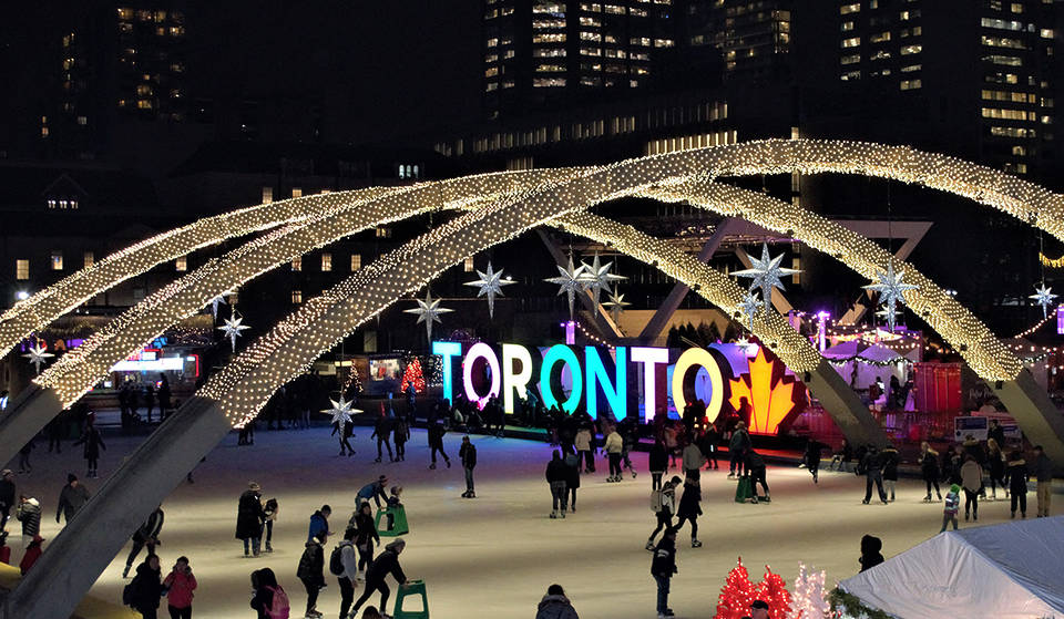 Toronto’s Most Iconic Skating Rink Reopens With A Dazzling Tree Lighting Ceremony This Weekend