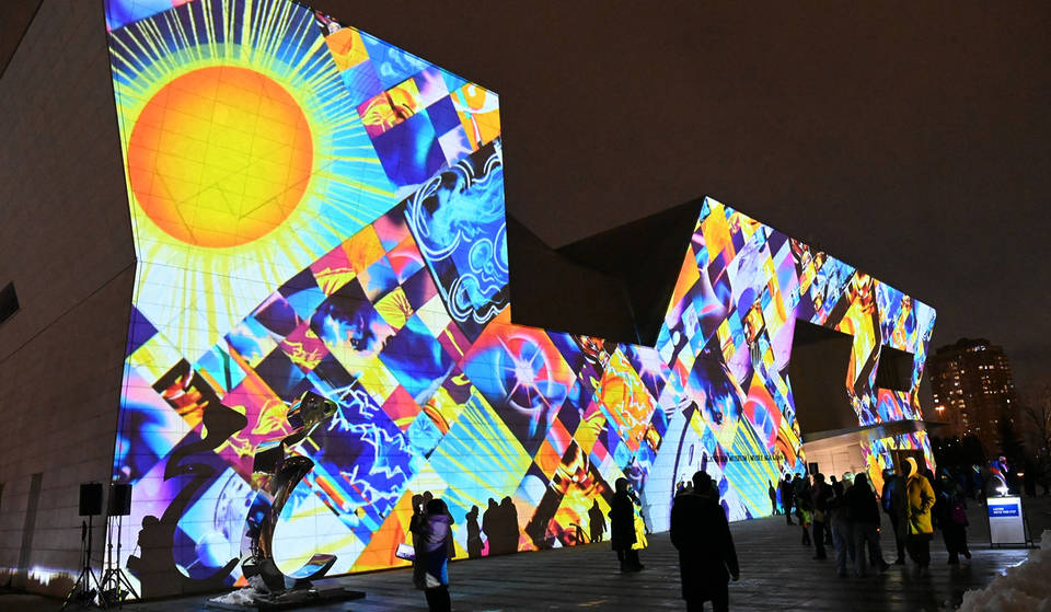 This Dazzling Free Light Art Festival Returns To Toronto This Weekend – And It Includes A Gigantic Outdoor Cinema
