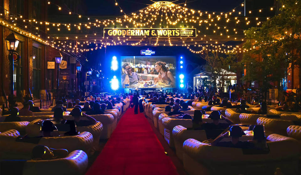 Toronto’s Distillery District Is Transforming Into Outdoor Movie Village For A Month-Long Festival