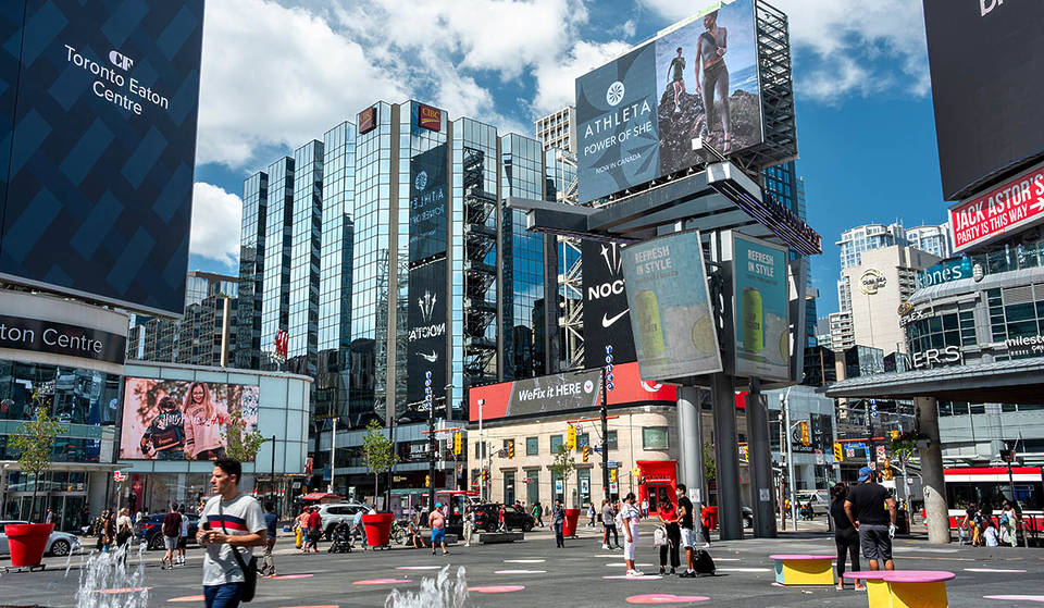 Toronto&#8217;s Renamed Yonge-Dundas Square Is Officially Reopening With A Massive Free Celebration