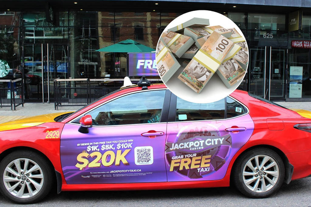Les taxis Jackpot gratuits de Toronto sont de retour pour l&rsquo;été et les usagers peuvent gagner jusqu&rsquo;à 20 000 $.