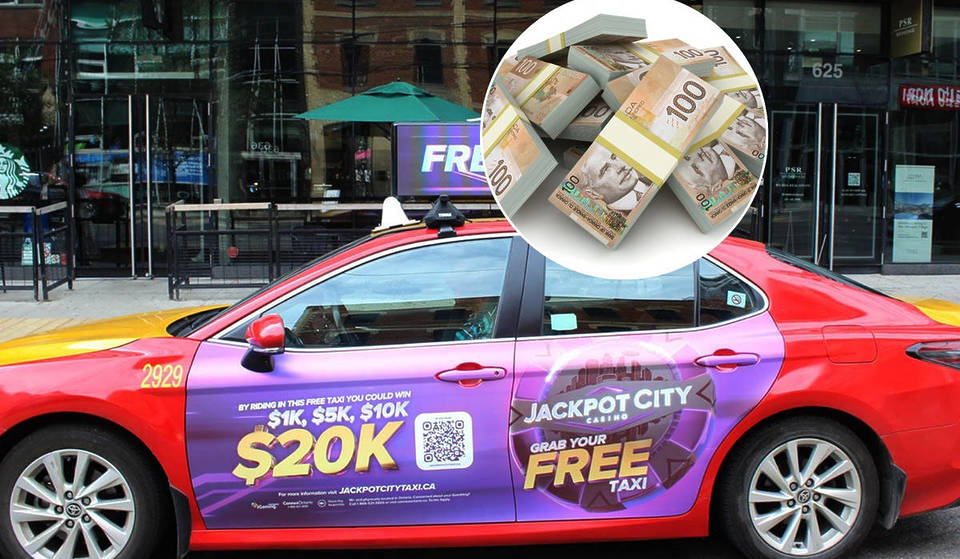 Les taxis Jackpot gratuits de Toronto sont de retour pour l&rsquo;été et les usagers peuvent gagner jusqu&rsquo;à 20 000 $.
