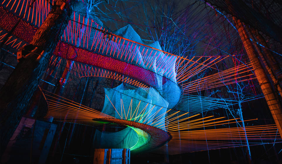 You Can Bounce Through A Glowing Forest This Halloween Near Toronto