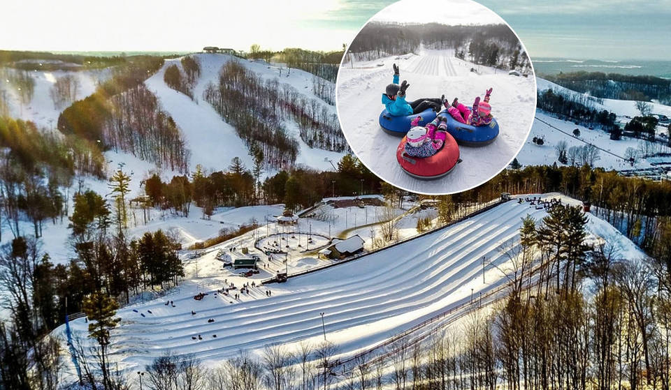The Longest Snow Tubing Hill In Ontario Is Only 90 Minutes From Toronto – And You Can Go Night Tubing Under The Stars