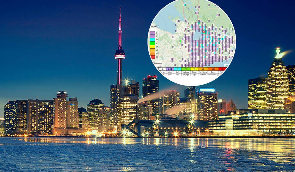 Toronto a tremblé la nuit dernière après qu&rsquo;un séisme de magnitude 3,7 a frappé le sud de l&rsquo;Ontario.