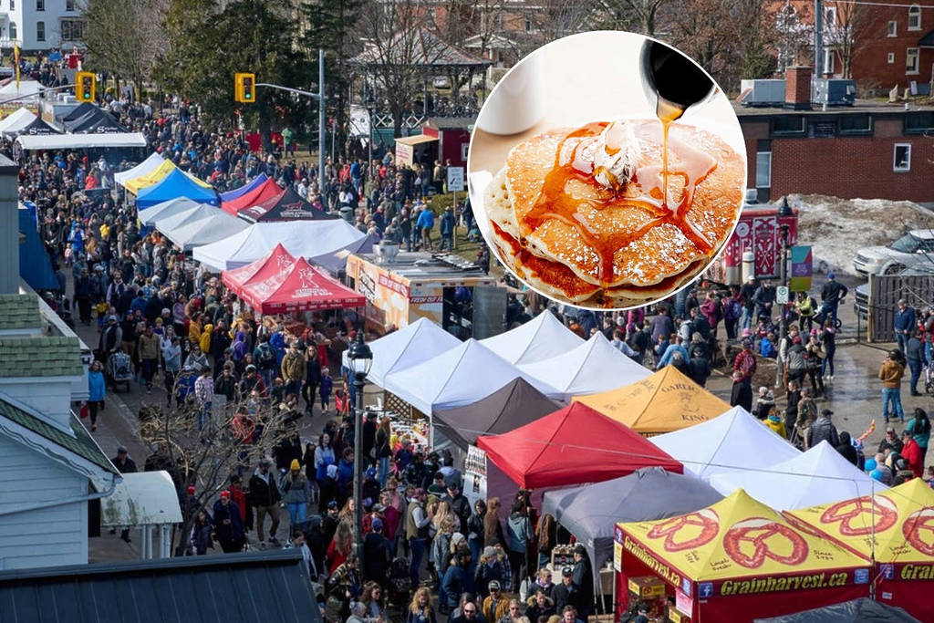 The World’s Largest One-Day Maple Syrup Festival Is Returning To This Charming Ontario Town This Spring