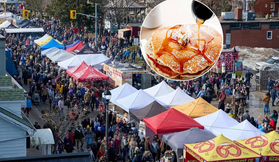Le plus grand festival du sirop d&rsquo;érable d&rsquo;une journée au monde revient dans cette charmante ville de l&rsquo;Ontario ce printemps.