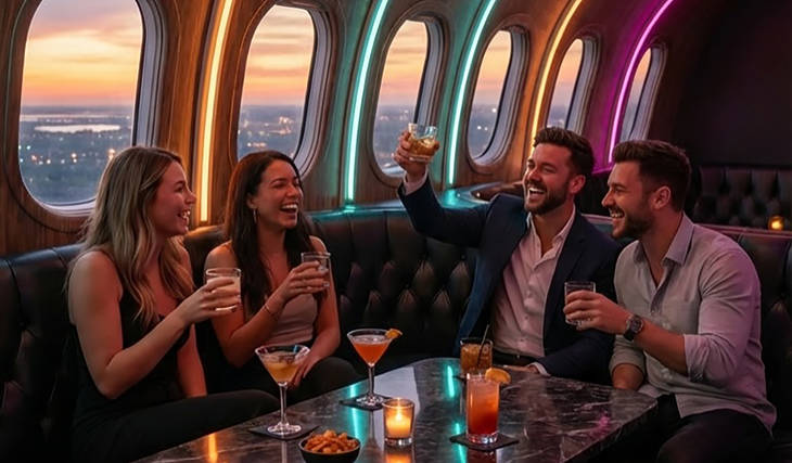 Toronto’s New Viral Airplane-Themed Café Lets You Escape The City Without A Flight