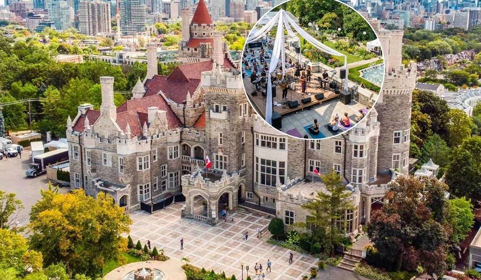 Toronto’s historic Casa Loma is hosting a weekly immersive wellness series in their enchanting gardens all summer long