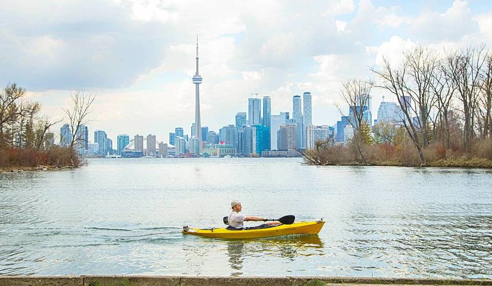 Take on Toronto’s ultimate urban paddle—crossing open water into Centre Island’s hidden channels