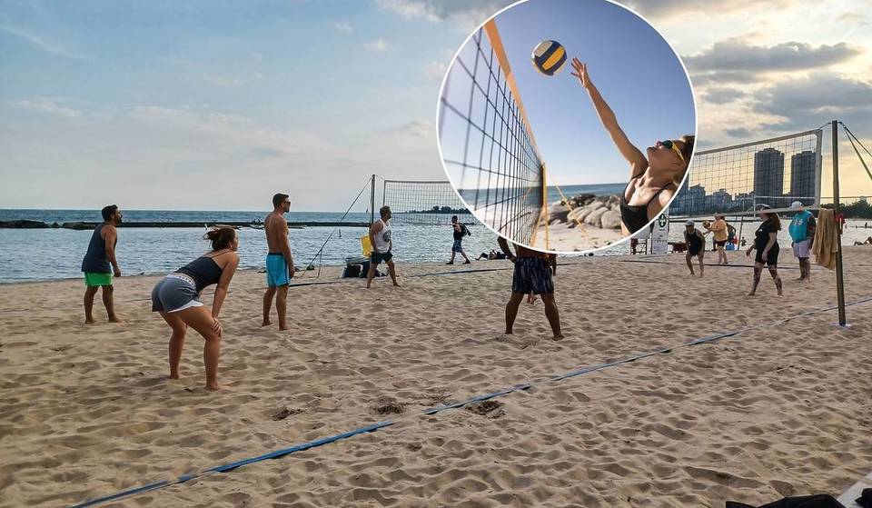 Toronto’s sandy waterfront courts turn into the city’s ultimate summer sports playground—with leagues for every skill level