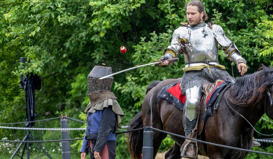 Inside Toronto’s 11th-century castle—horses thunder, swords clash, and dinner arrives without silverware