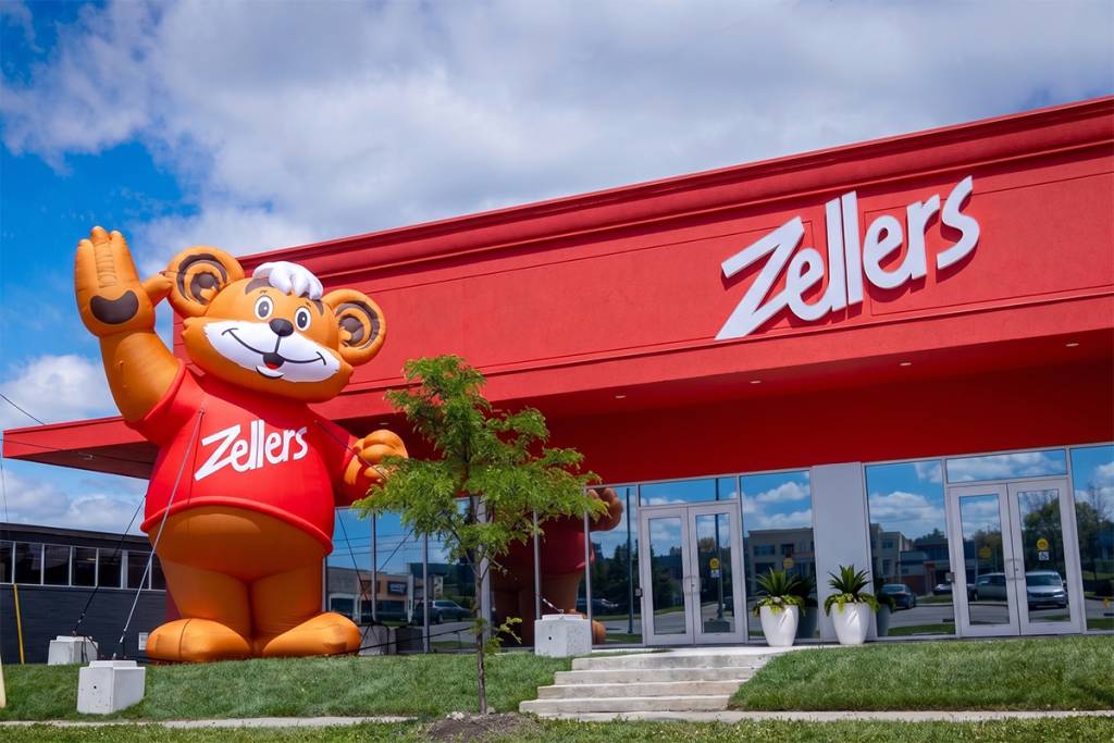 Zellers is opening its first new standalone store in Toronto this week with nostalgic food and retro rides