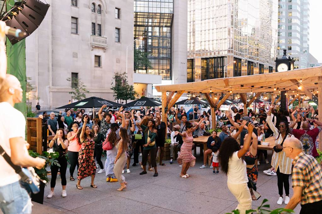 A massive free food and music festival is back in downtown Toronto just steps away from Union Station