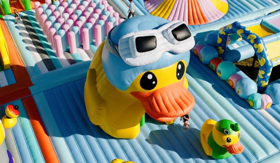 A giant 22,000-square-foot inflatable bounce park has just arrived in Toronto and it’s open to all ages