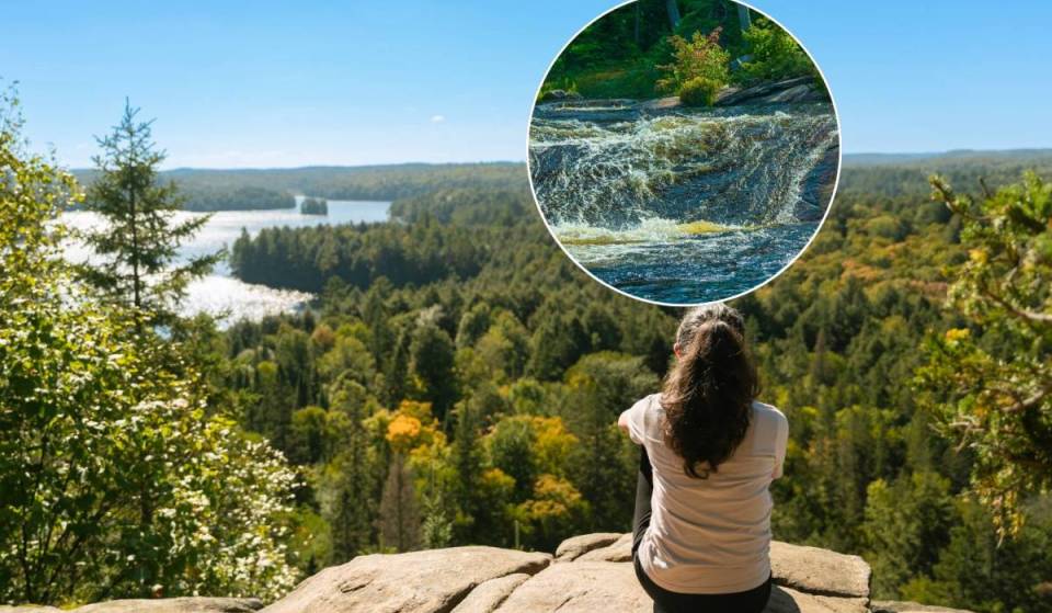 This natural waterslide hidden in Algonquin Park is about 4 hours from Toronto—and feels like a wilderness waterpark