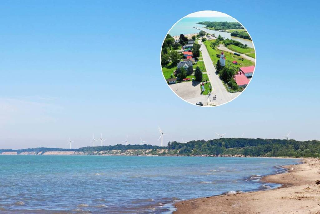 Ce village balnéaire au bord du lac Érié, à moins de 3 heures de Toronto, était autrefois un haut lieu estival en plein essor — et il abrite toujours un phare datant de 1840