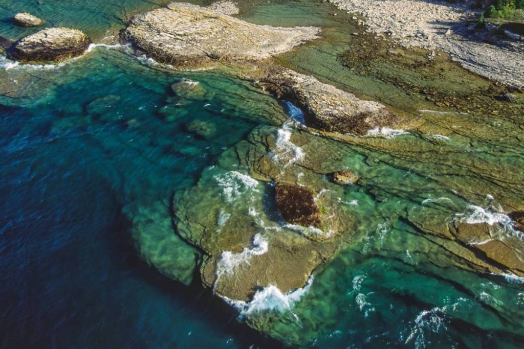 This secluded island about 4 hours from Toronto can only be reached by water and is surrounded by historic shipwrecks
