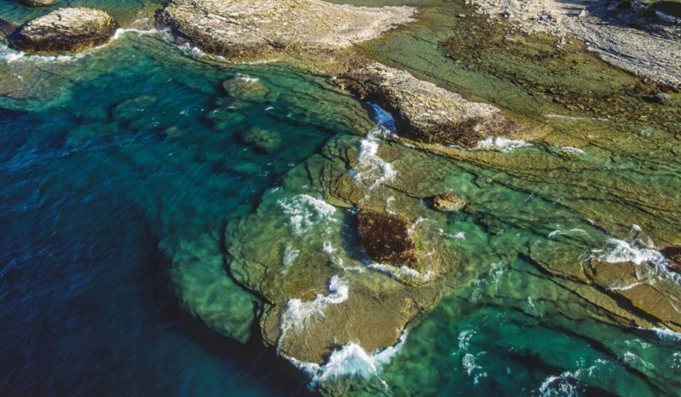 This secluded island about 4 hours from Toronto can only be reached by water and is surrounded by historic shipwrecks