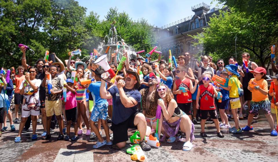 An epic water gun battle is taking over a Toronto park this weekend – and it’s free to join