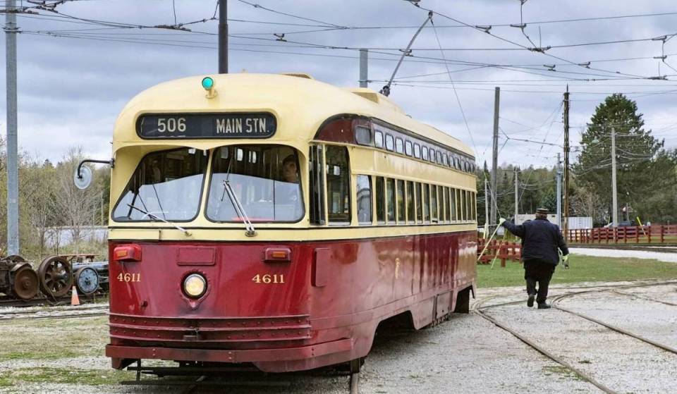 Ride historic streetcars through a scenic forest just under an hour from downtown Toronto