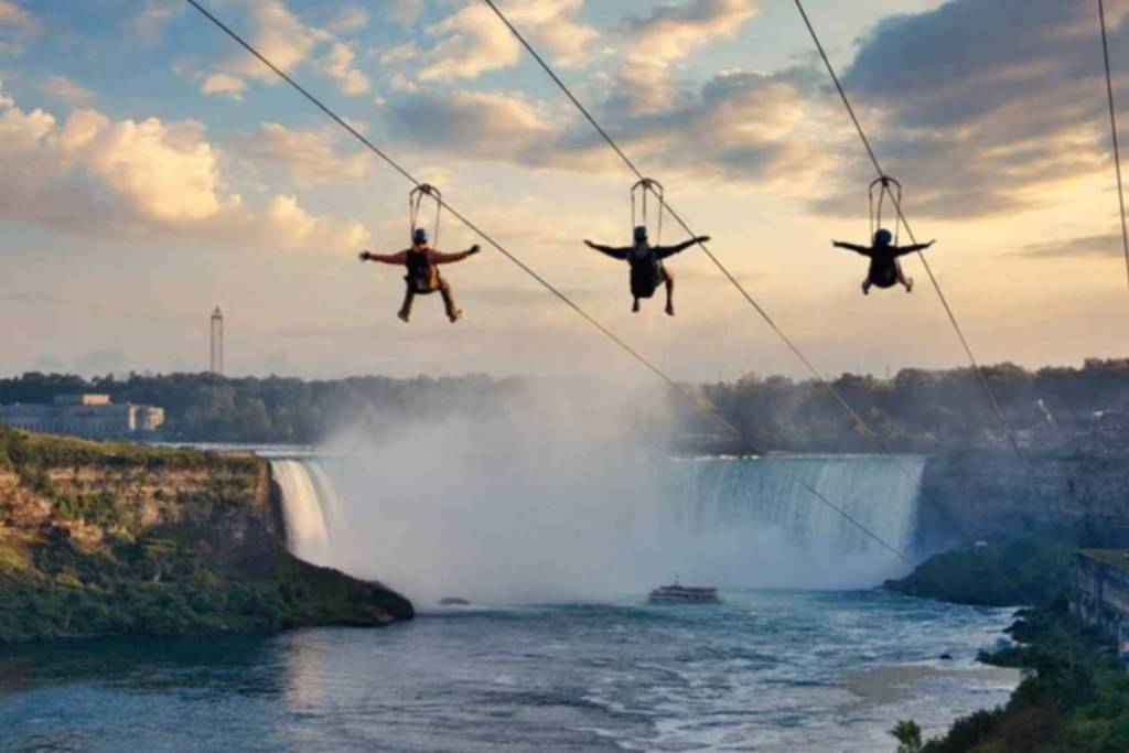 This thrilling experience near Toronto lets you soar through the mist at Niagara Falls