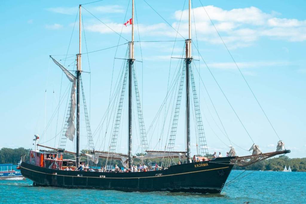 You can hoist the sails on a 95-year-old tall ship while cruising Toronto’s waterfront this summer