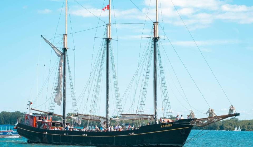 You can hoist the sails on a 95-year-old tall ship while cruising Toronto’s waterfront this summer