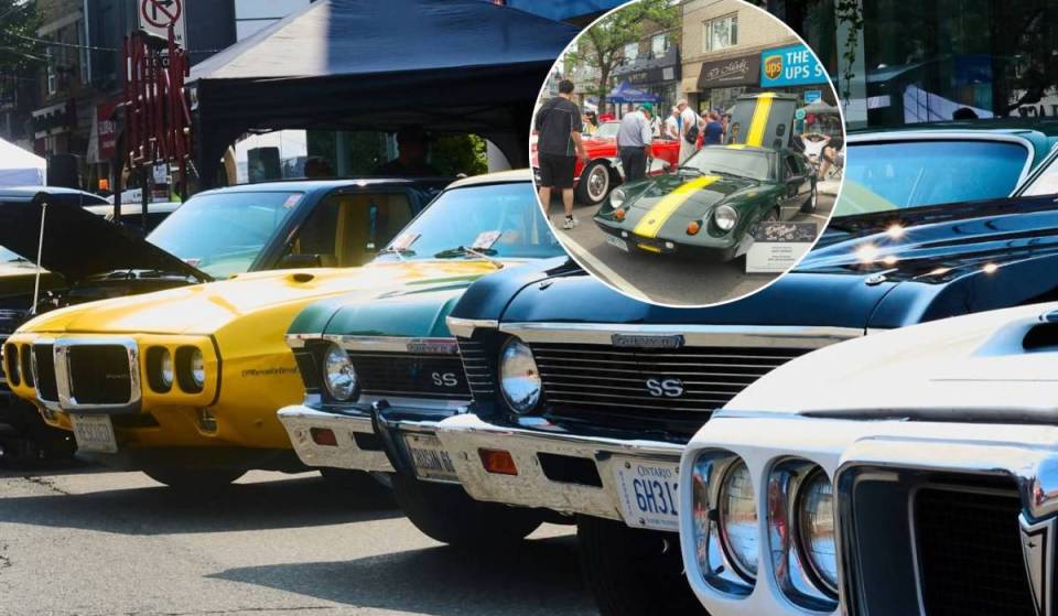 Toronto is shutting down six blocks this weekend for a free festival filled with classic cars and live music